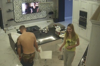 Русский секс на кухне